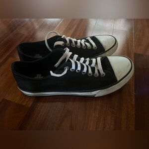 Harley-Davidson Black and White Sneakers